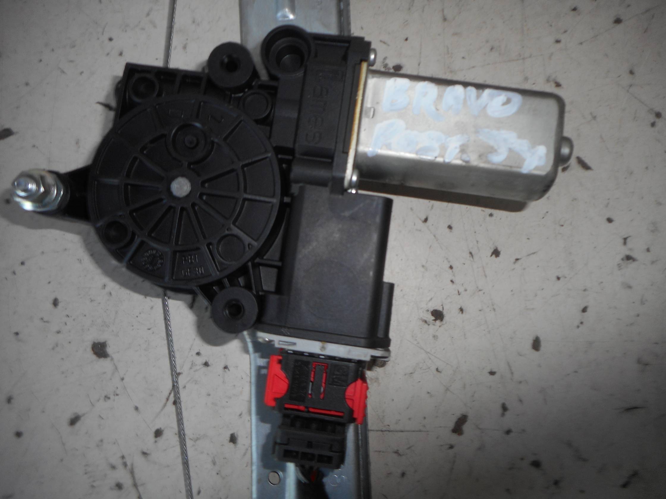 Alzacristallo elettr. porta post. sx.